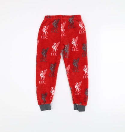 Dunnes Stores Boys Red LFC Fleece Pyjama Pants 5-6 Years