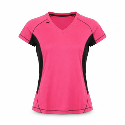 Womens UK Size 10 Regatta Pink Gym & Training Running & Jogging Hiking T-Shirt