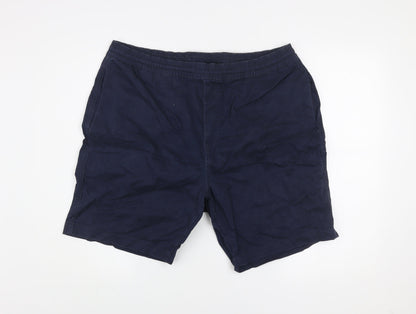 SoulCal & Co Men’s Blue 2XL Chino Shorts Elastic Waist Casual