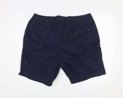 SoulCal & Co Men’s Blue 2XL Chino Shorts Elastic Waist Casual