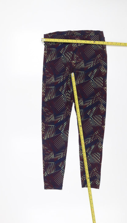 Womens UK Size L Old Navy Slim Fit Leggings Multicoloured Leggings