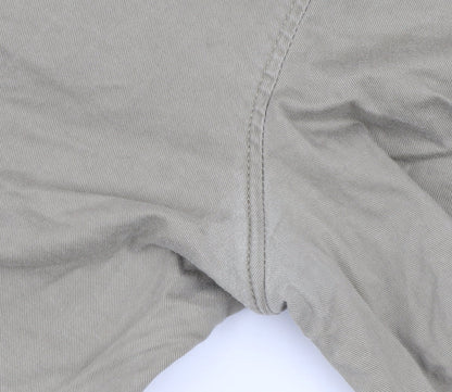 Selected Homme Men's Beige Chino Trousers W38 L34 Organic Cotton Blend