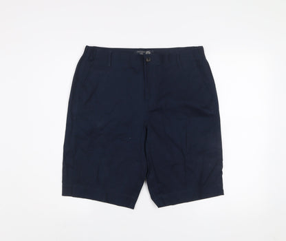 Paul Costelloe Living Men's Blue Chino Shorts Size M 32in Waist