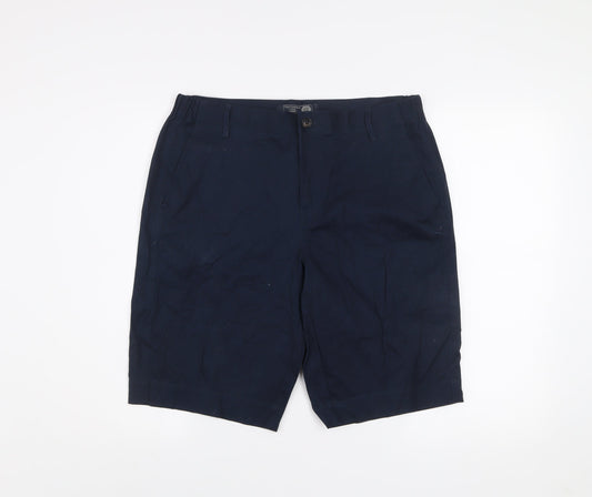 Paul Costelloe Living Men's Blue Chino Shorts Size M 32in Waist