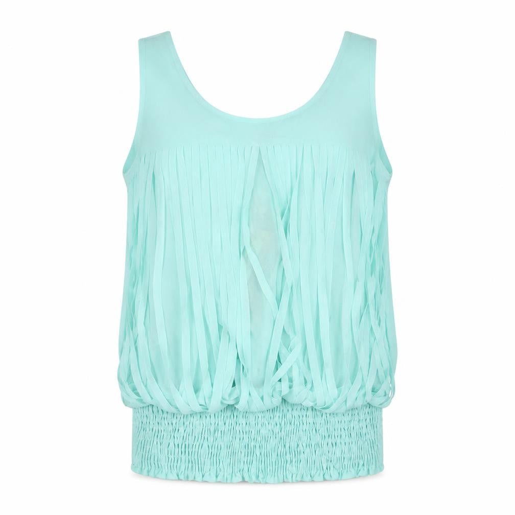 Womens UK Size L Mizumi Blue Camisole Tank