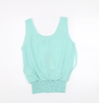 Womens UK Size L Mizumi Blue Camisole Tank