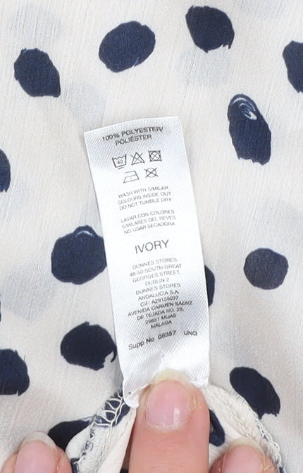 Womens UK Size 16 Gallery Ivory Tunic Blouse