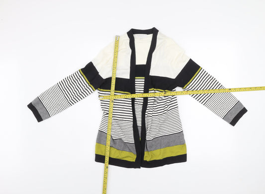 Debenhams Classics Women's Multicoloured Striped Cardigan Size 12