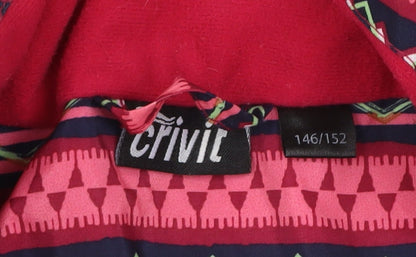 Girls UK Size 11 Years Crivit Pink Puffer Jacket