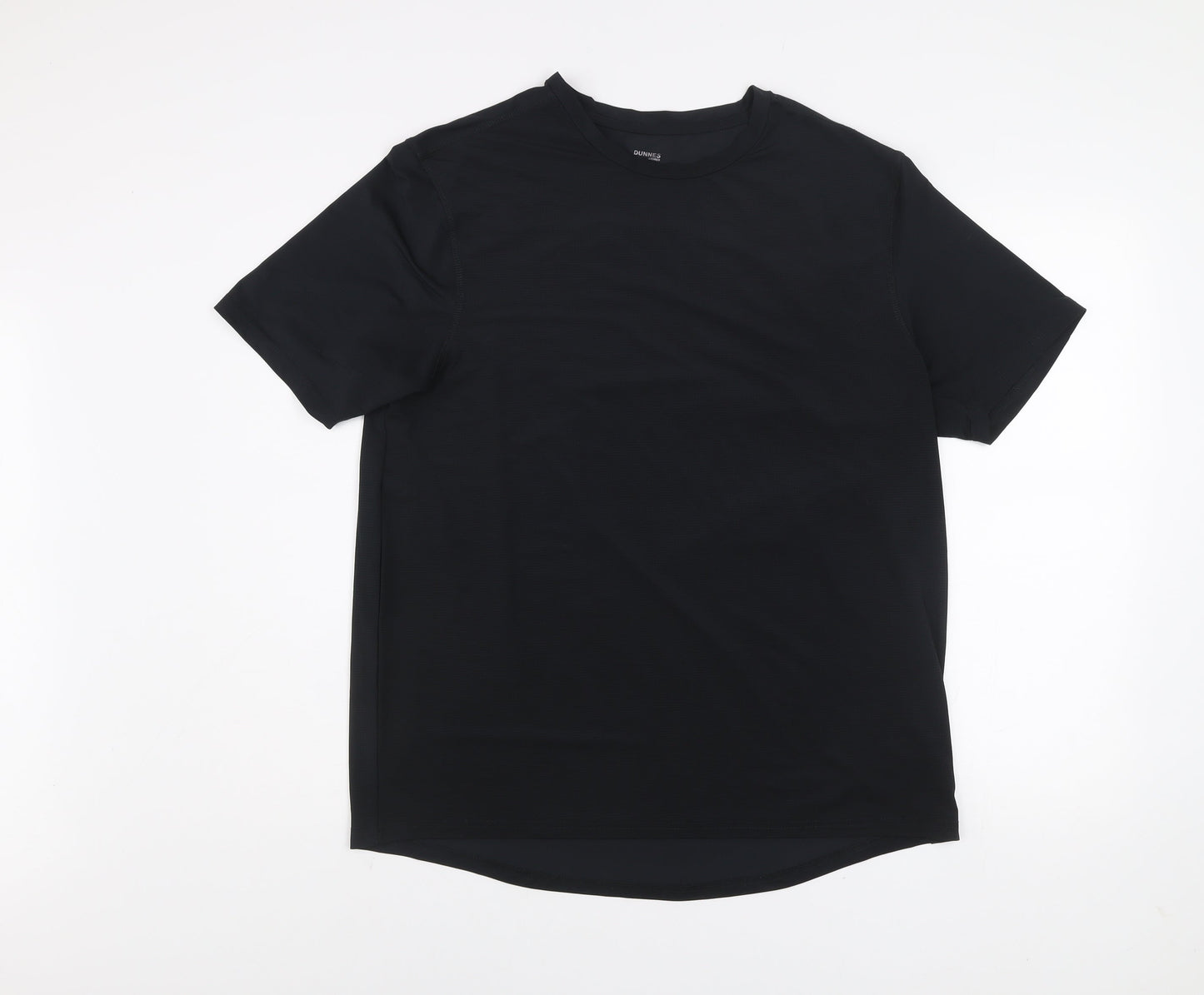 Dunnes Stores Mens Black Regular Fit Active T-Shirt Size L