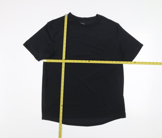 Dunnes Stores Mens Black Regular Fit Active T-Shirt Size L