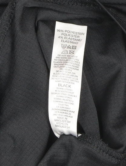 Dunnes Stores Mens Black Regular Fit Active T-Shirt Size L