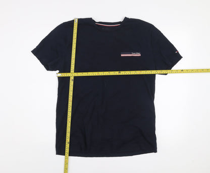 Tommy Hilfiger Men’s Blue XL Short Sleeve Cotton Crew Neck T-Shirt