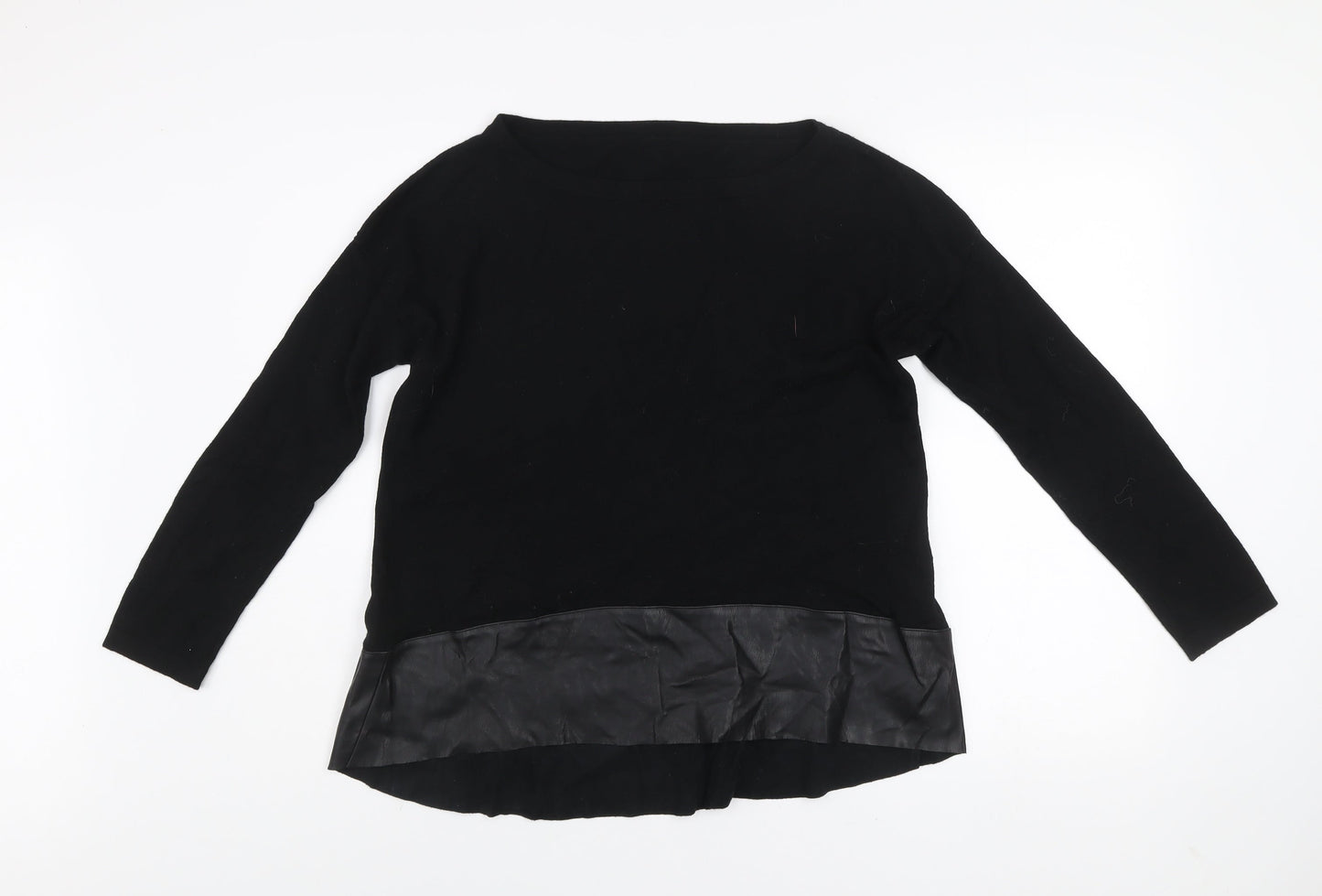 Womens UK Size L Liu Jo Black Pullover Jumper