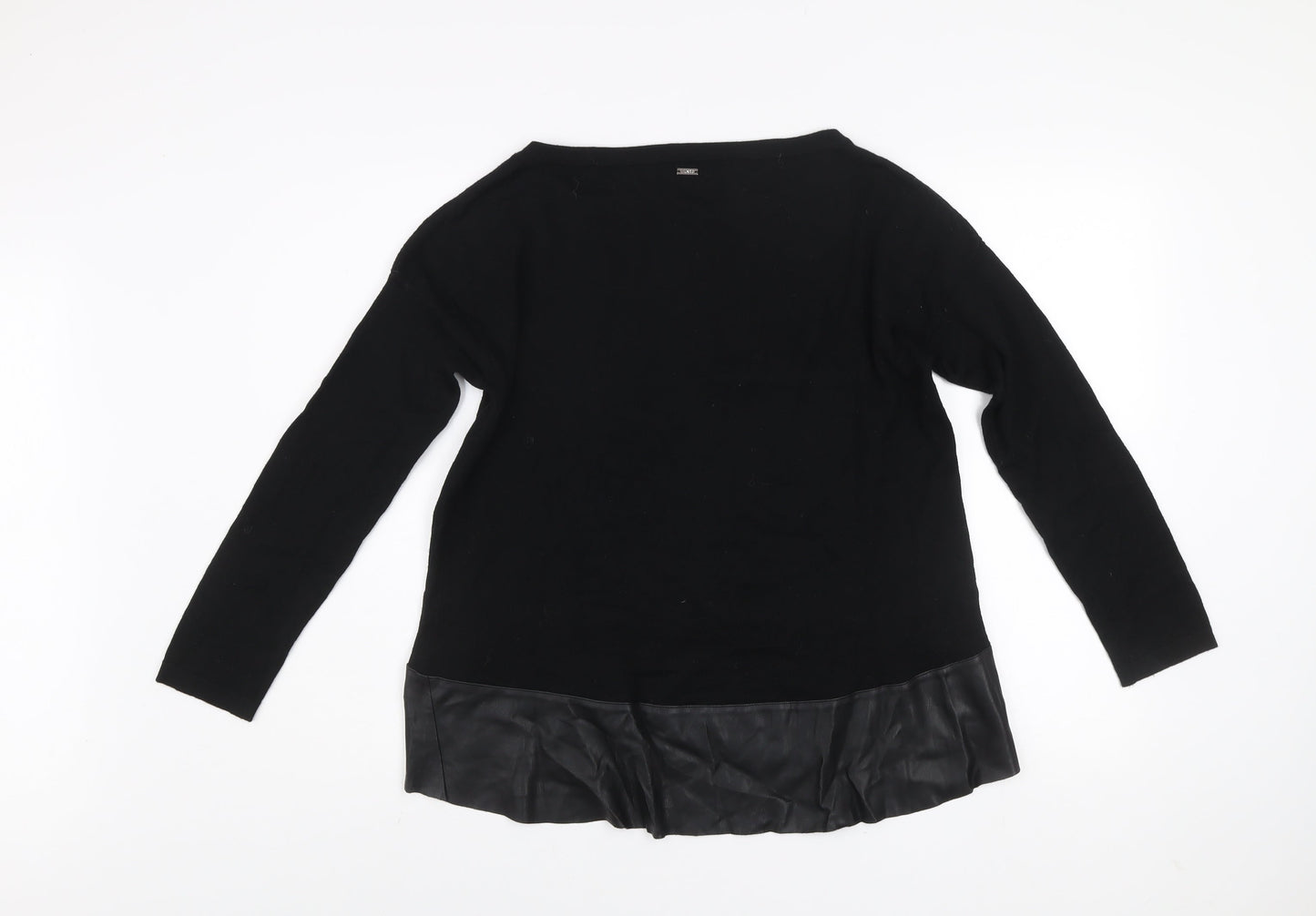 Womens UK Size L Liu Jo Black Pullover Jumper