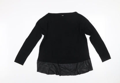 Womens UK Size L Liu Jo Black Pullover Jumper