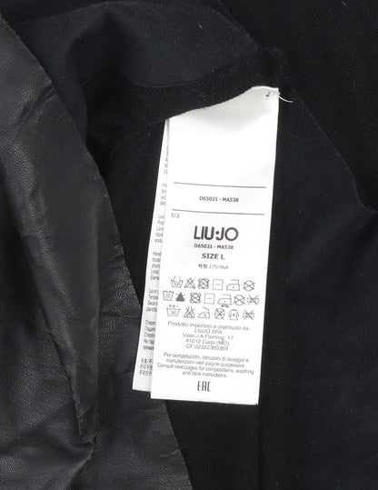 Womens UK Size L Liu Jo Black Pullover Jumper