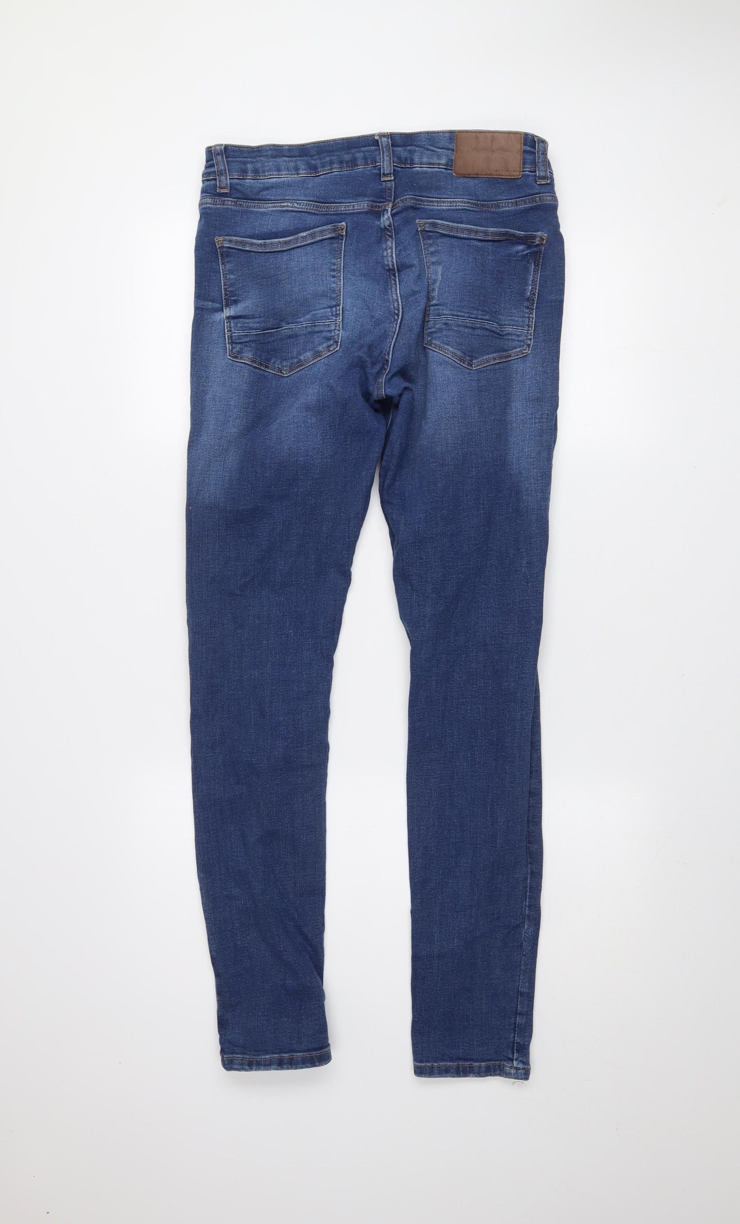 Denim Co. Men's Blue Super Skinny Stretch Jeans W32 L32