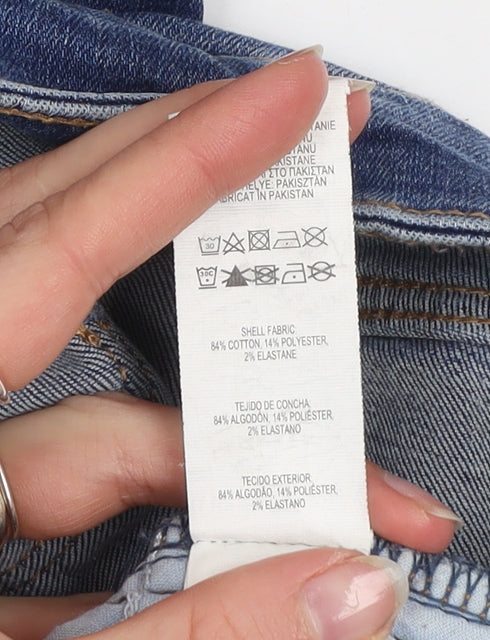 Denim Co. Men's Blue Super Skinny Stretch Jeans W32 L32