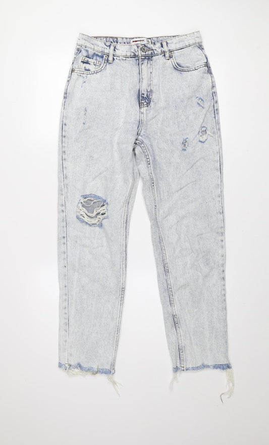 Womens UK Size 30 X-Ray Relaxed Fit Mom Blue Jeans