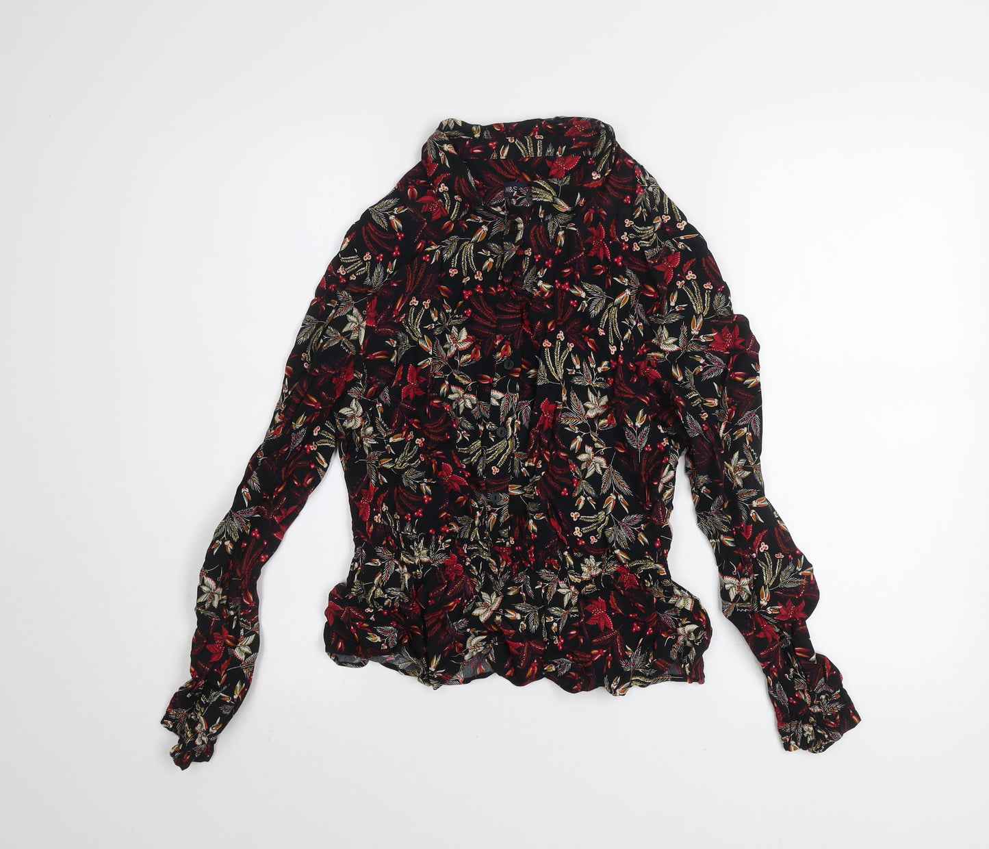 Womens UK Size 10 Marks and Spencer Multicoloured Tunic Blouse