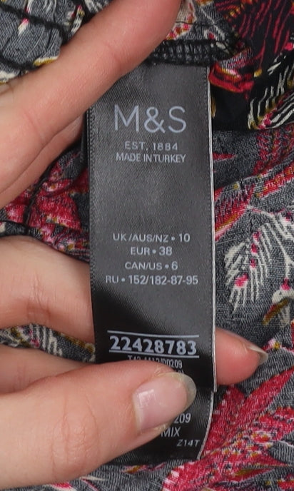 Womens UK Size 10 Marks and Spencer Multicoloured Tunic Blouse