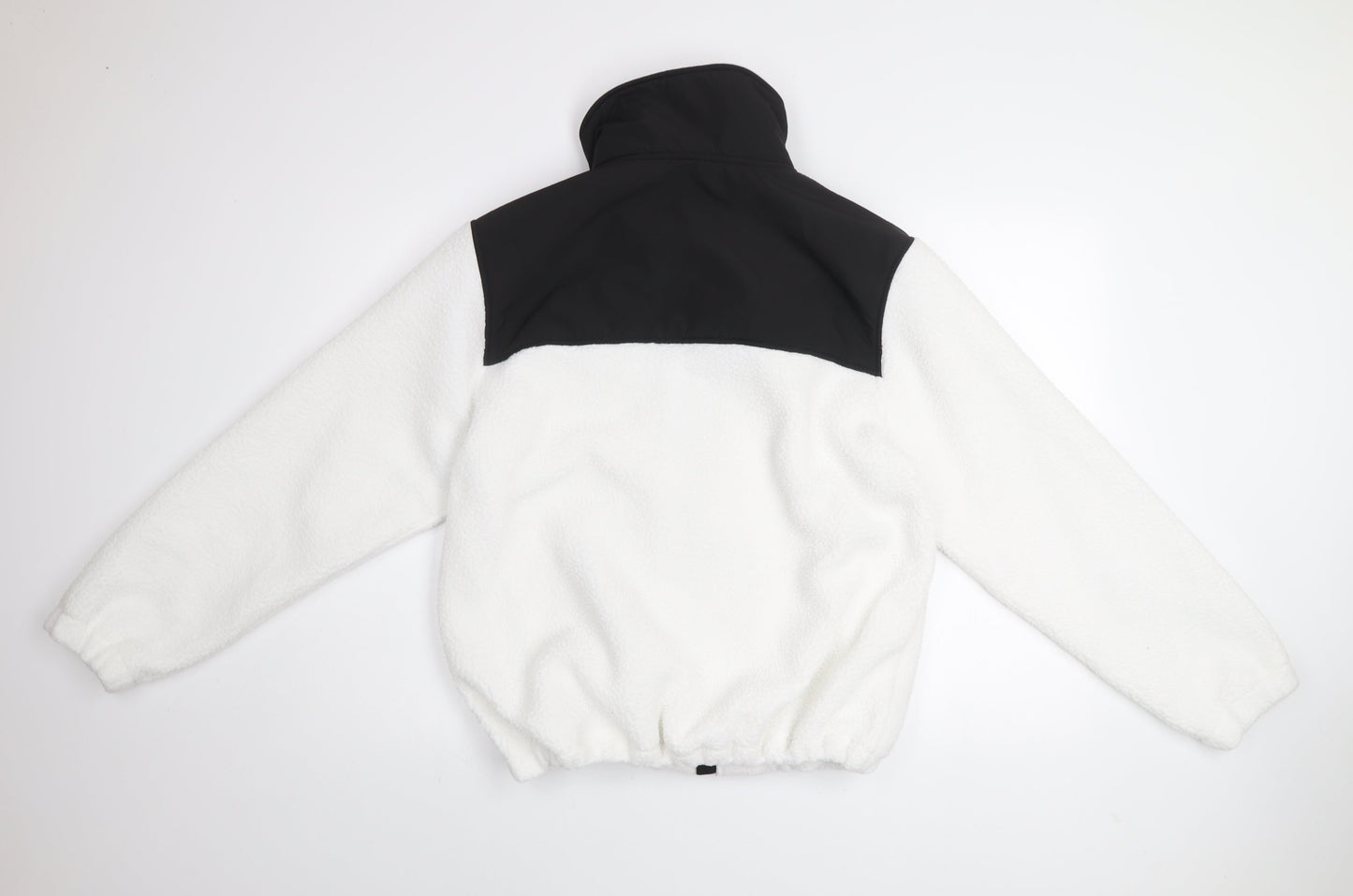 4TH ARQ Men's White Fleece Full Zip Jacket Size M