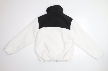 4TH ARQ Men's White Fleece Full Zip Jacket Size M