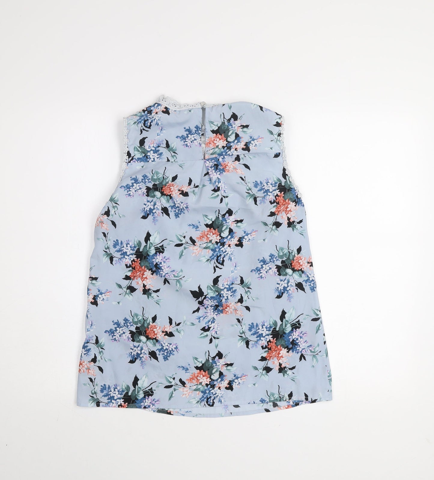 Womens UK Size 10 Oasis Blue Camisole Blouse