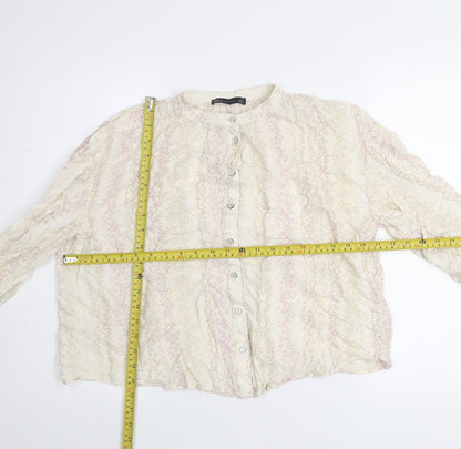 Womens UK Size 10 Marks and Spencer Ivory Tunic Blouse