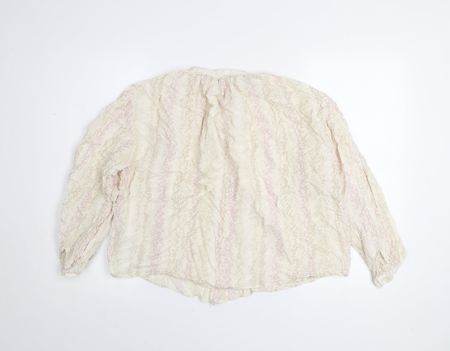 Womens UK Size 10 Marks and Spencer Ivory Tunic Blouse