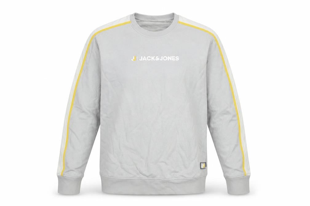 Mens UK Size 2XL JACK & JONES Grey Pullover Sweatshirt