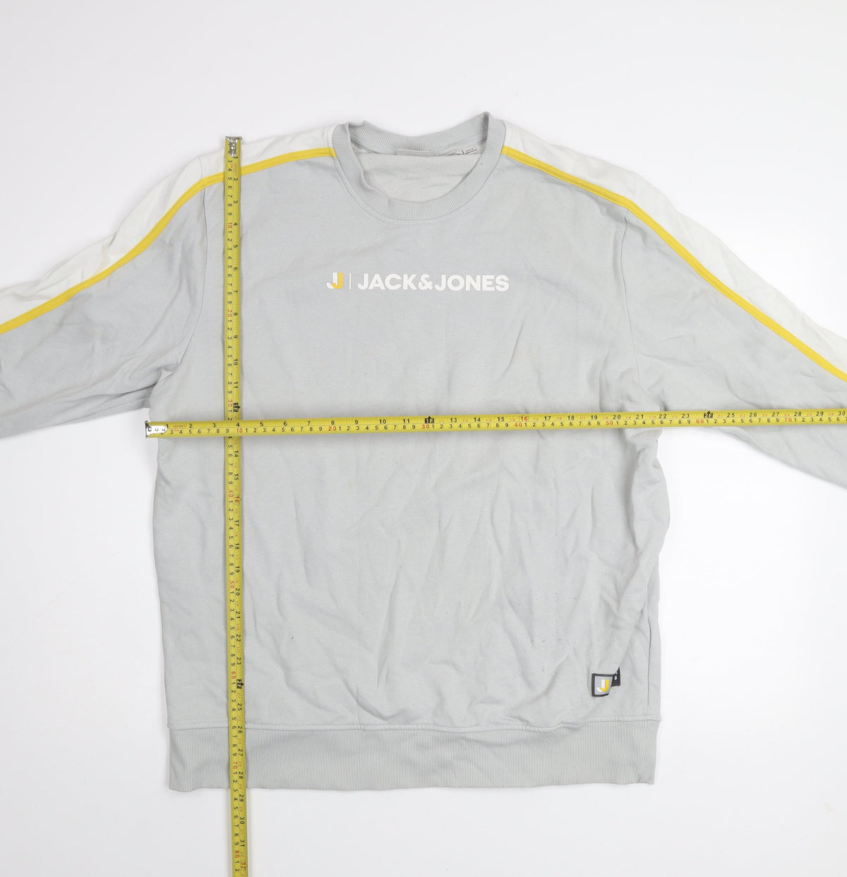 Mens UK Size 2XL JACK & JONES Grey Pullover Sweatshirt