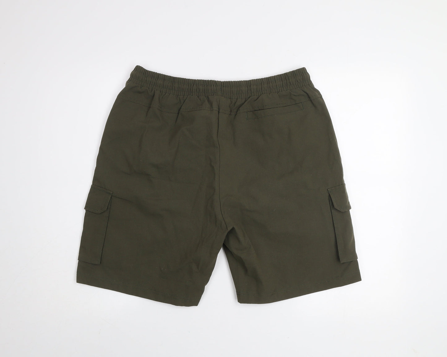 Closure LDN Men's Green Cargo Shorts XL Casual Elastic Waist