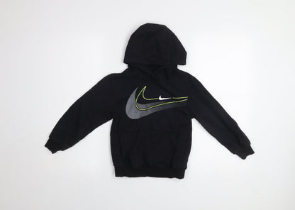 Boys UK Size 5-6 Years Nike Black Pullover Hoodie