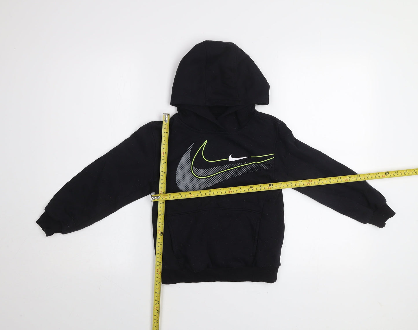 Boys UK Size 5-6 Years Nike Black Pullover Hoodie