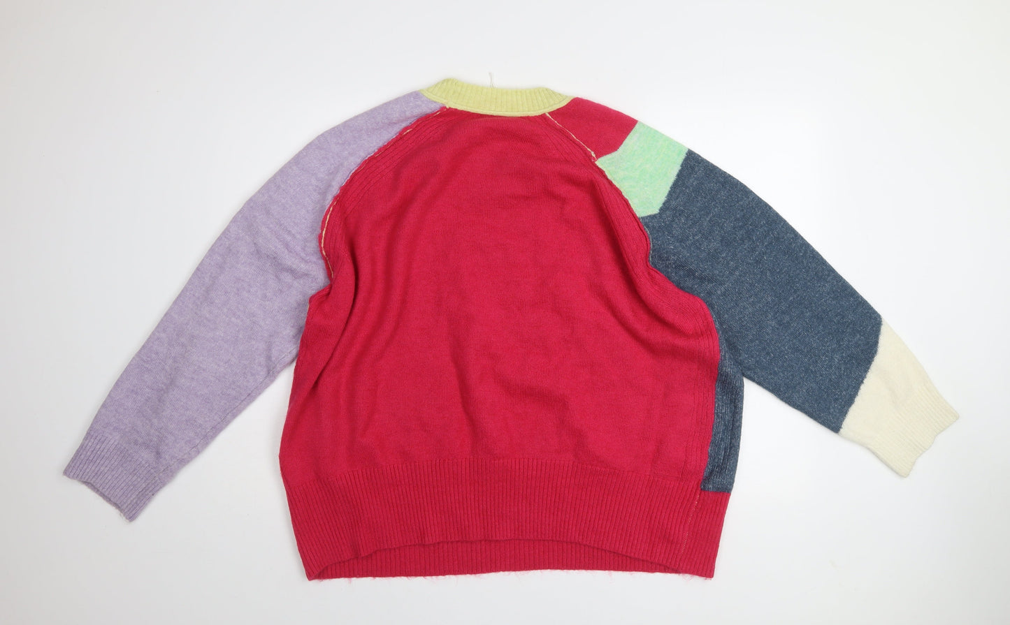 Womens UK Size L NEXT Multicoloured Pullover Jumper