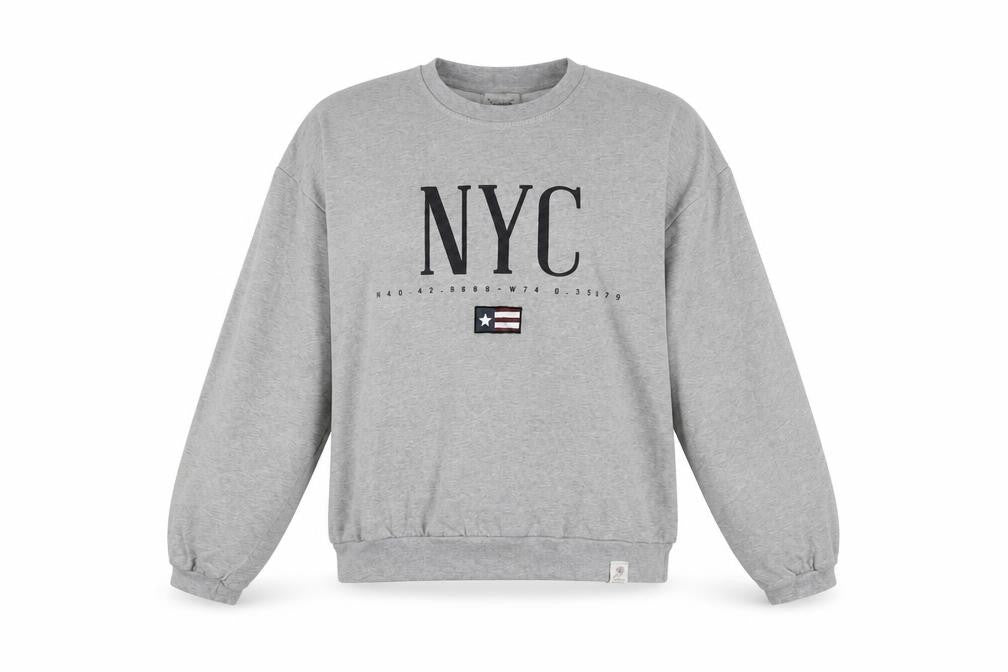 Womens UK Size 12 Pull & Bear Grey Pullover Sweatshirt