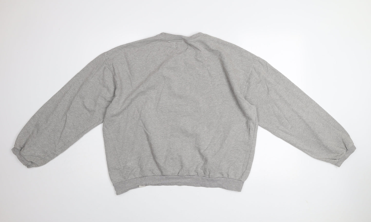 Womens UK Size 12 Pull & Bear Grey Pullover Sweatshirt