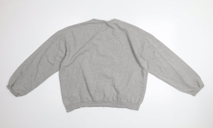 Womens UK Size 12 Pull & Bear Grey Pullover Sweatshirt