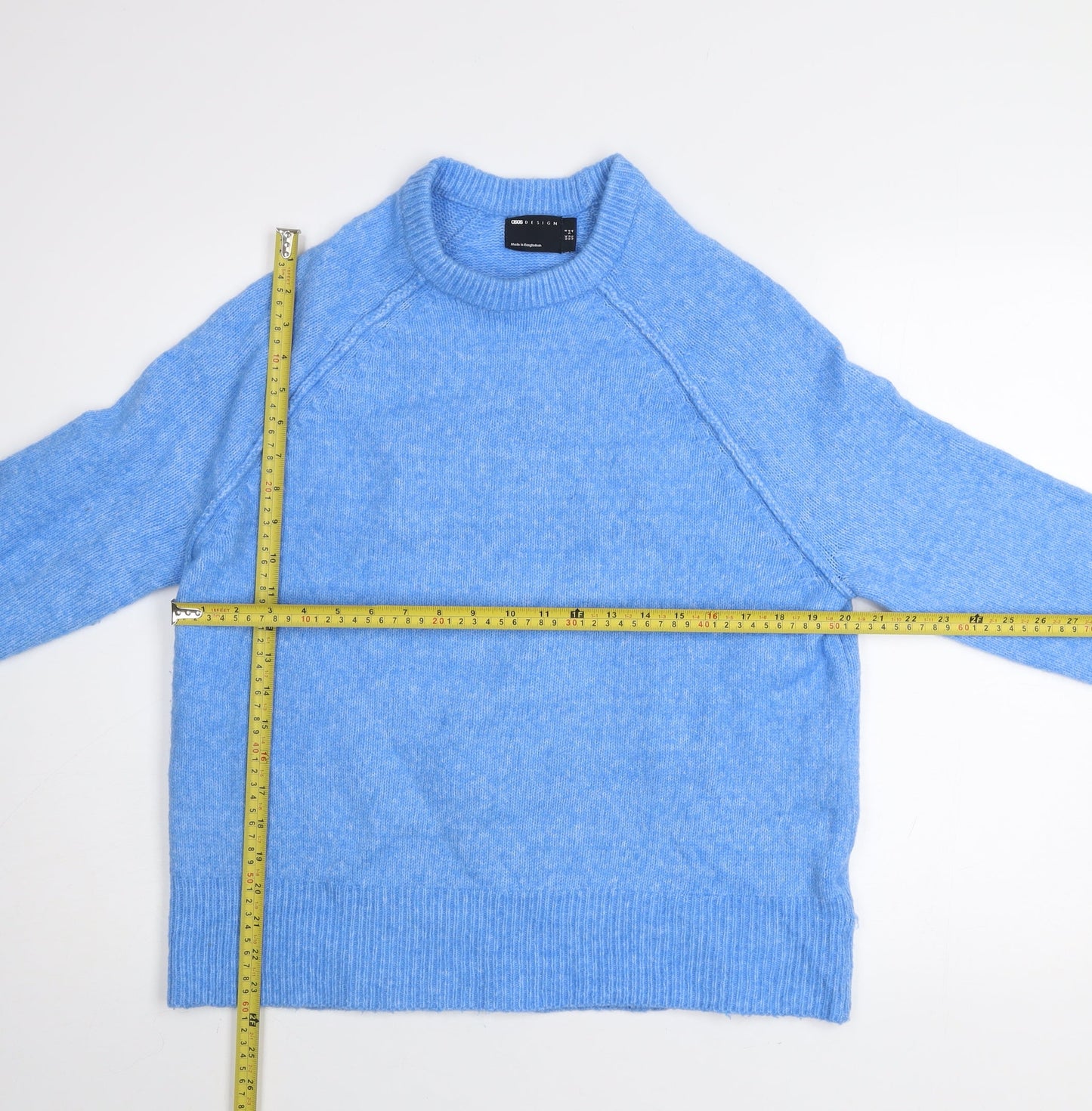 Womens UK Size 8 ASOS DESIGN Blue Pullover Jumper