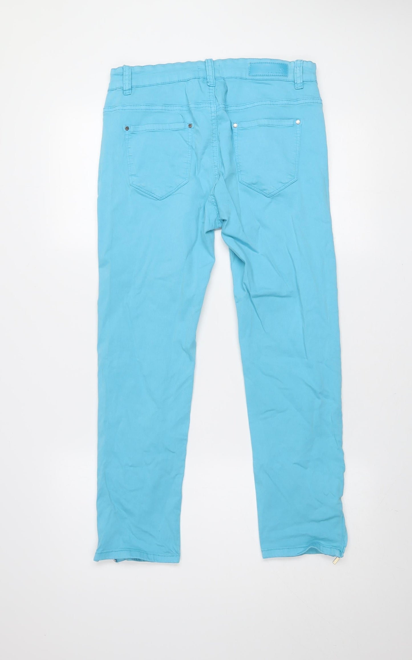 Womens UK Size 12 Kalisson Slim Fit Ankle Blue Jeans