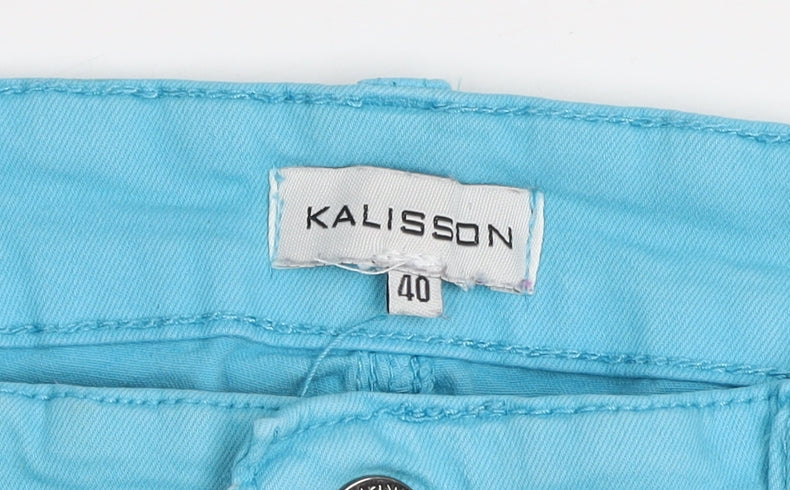 Womens UK Size 12 Kalisson Slim Fit Ankle Blue Jeans