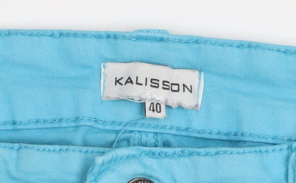 Womens UK Size 12 Kalisson Slim Fit Ankle Blue Jeans