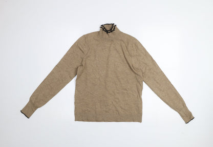 Womens UK Size 14 Sfera Beige Pullover Jumper