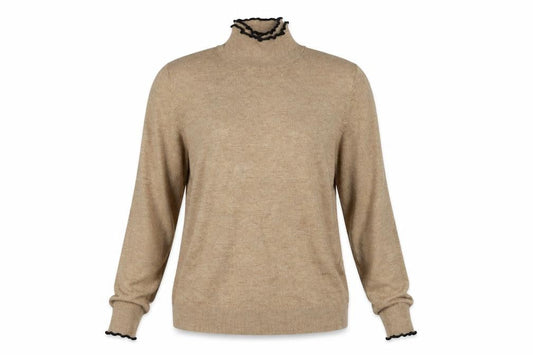Womens UK Size 14 Sfera Beige Pullover Jumper