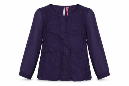 Womens UK Size 14 White Stuff Purple Tunic Blouse