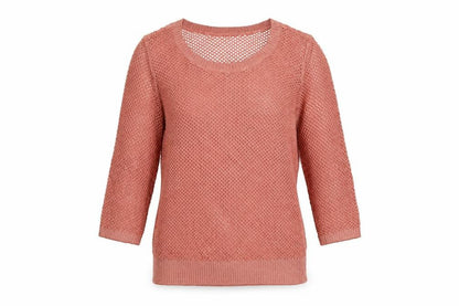 Womens UK Size L Ann Taylor Pink Pullover Jumper