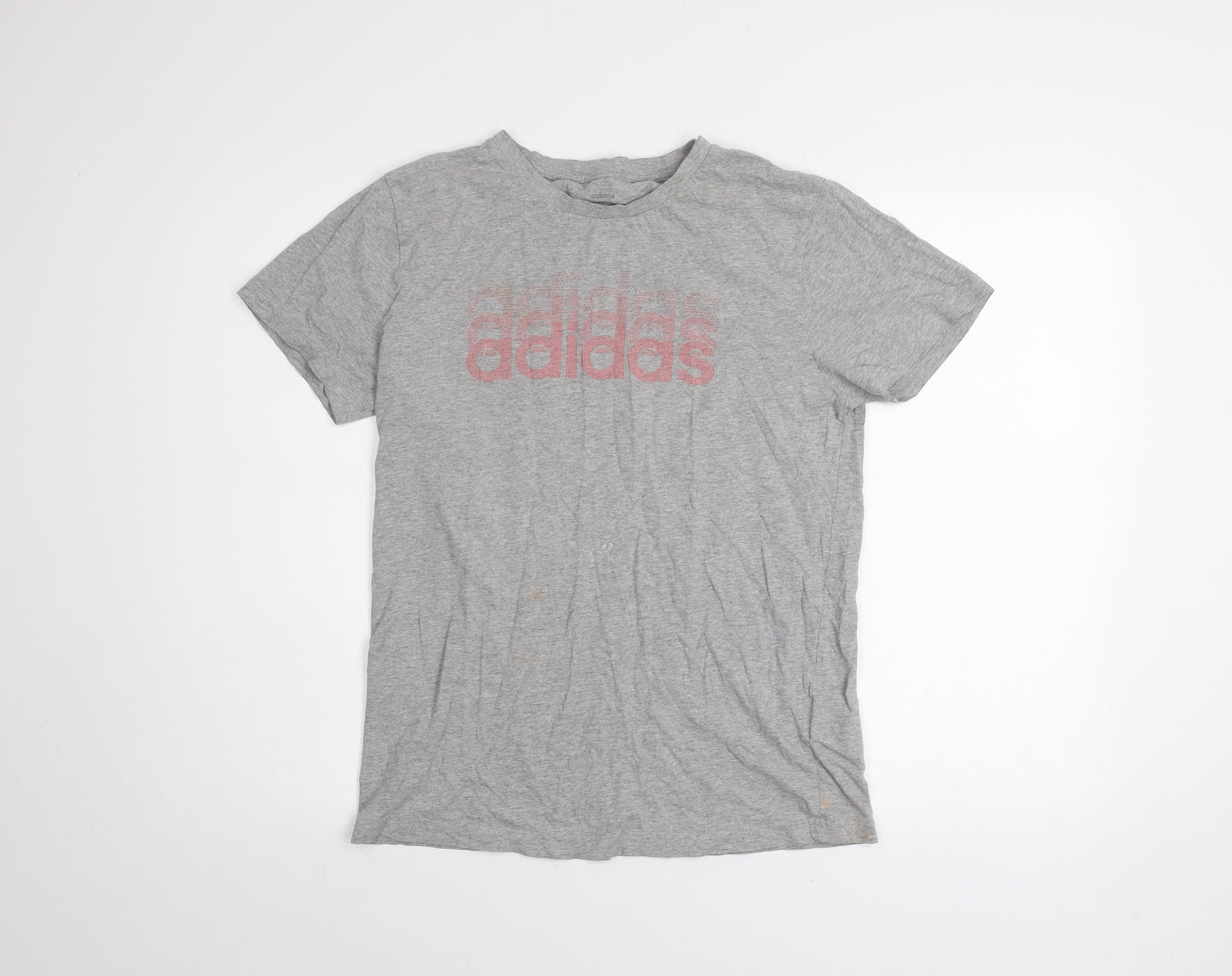 Womens UK Size XS adidas Grey Basic T-Shirt
