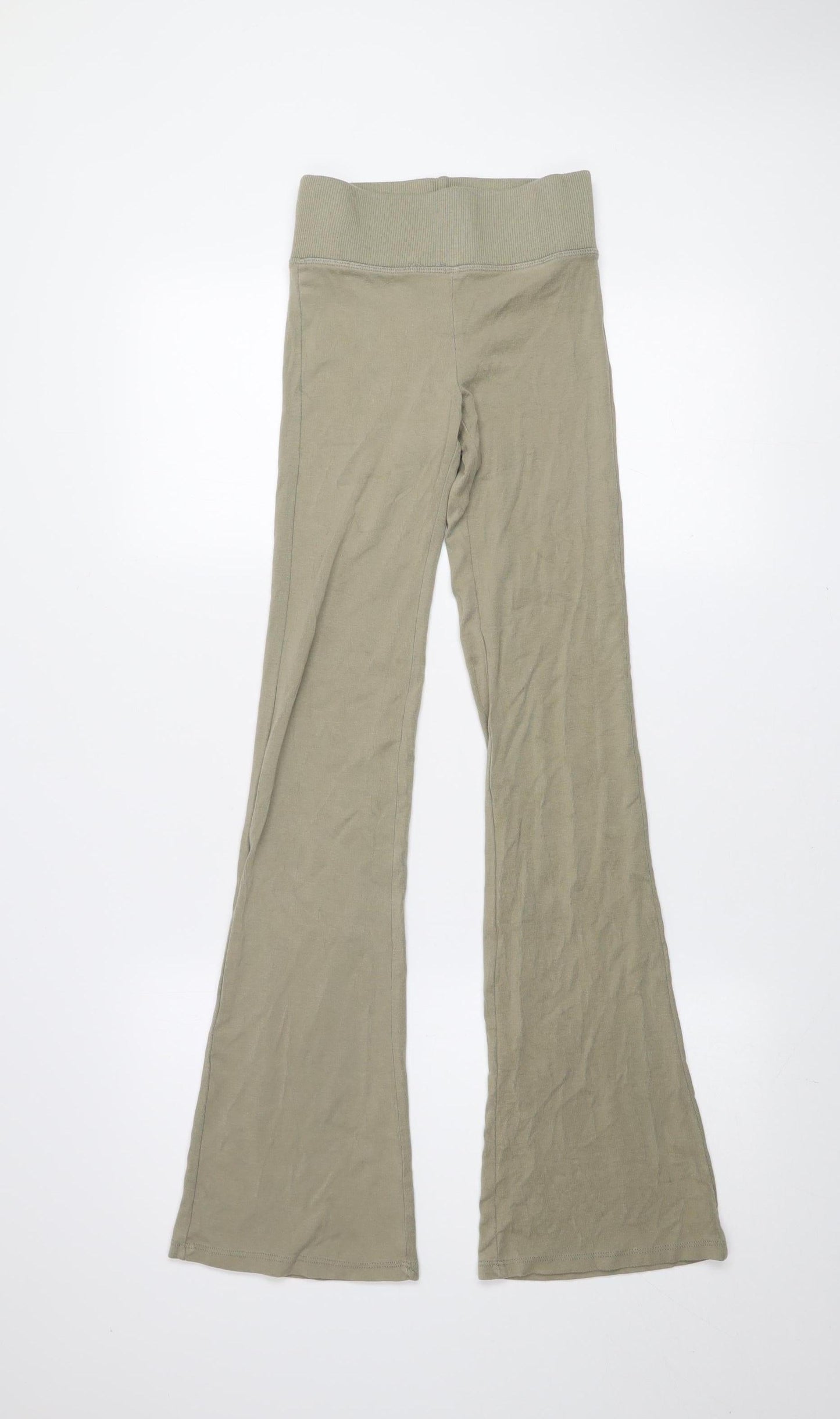 Womens UK Size XS Bershka  Leggings Beige Leggings